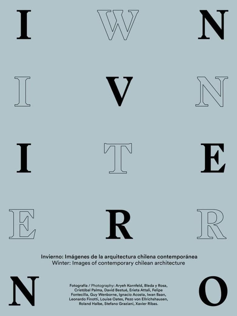 Winter: Images of Contemporary Chilean Architecture poster