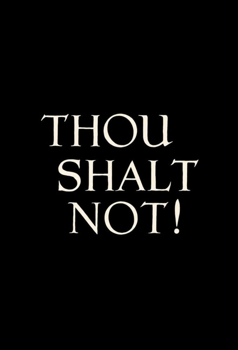 Thou Shalt Not poster