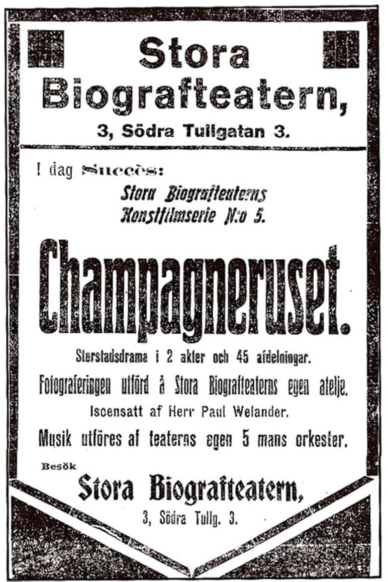 Champagneruset poster