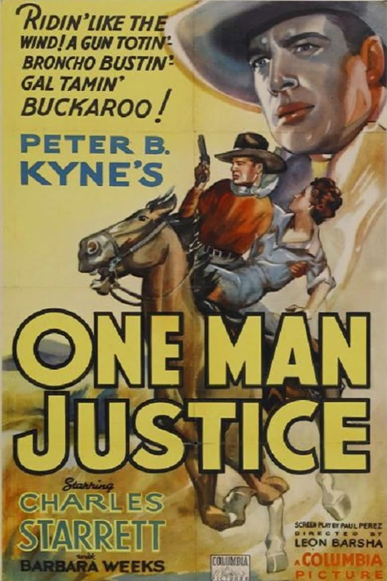 One Man Justice poster