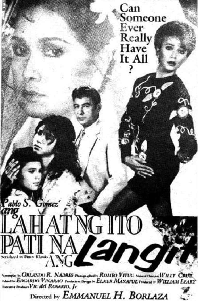 Ang Lahat Ng Ito Pati Na Ang Langit poster