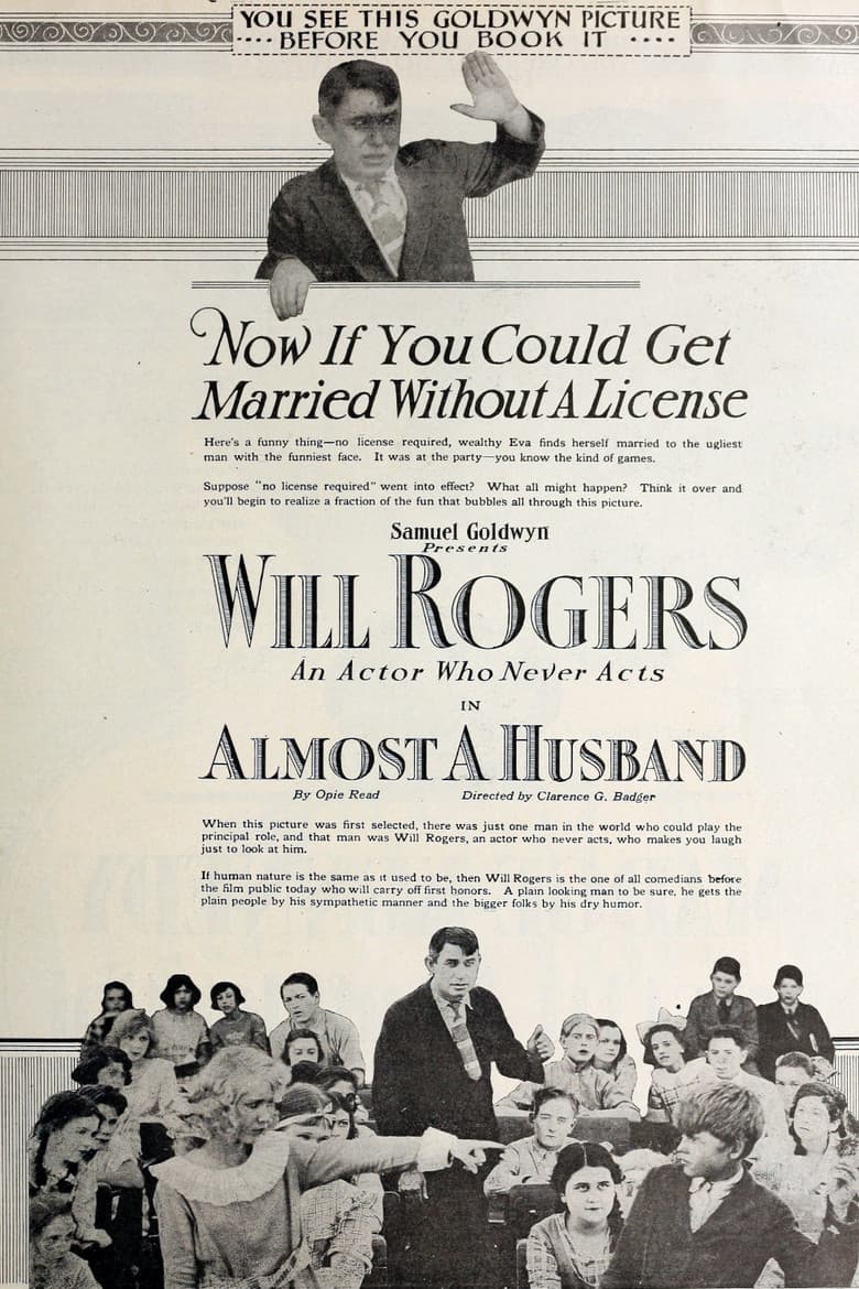 Almost a Husband poster