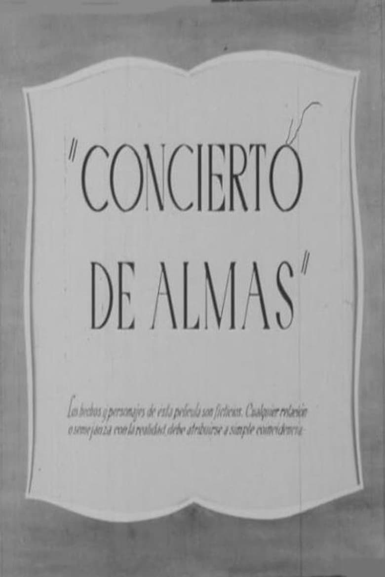 Concierto de almas poster