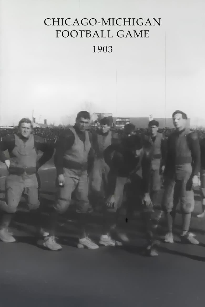 Chicago-Michigan Football Game poster