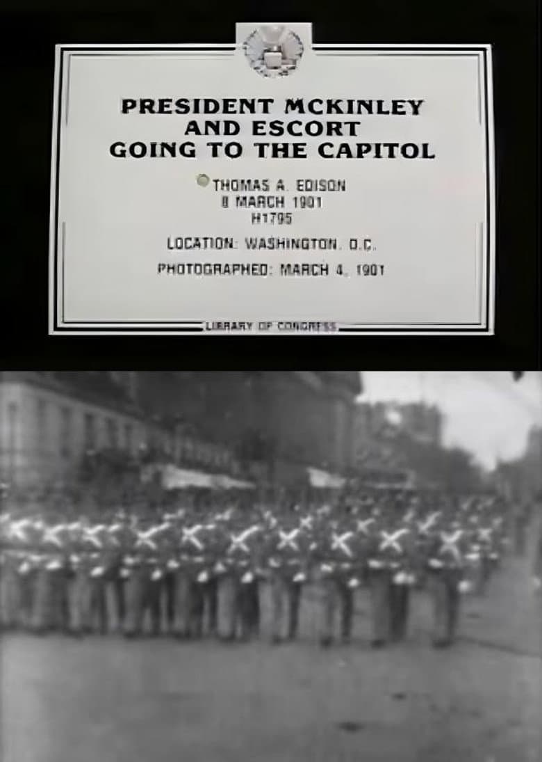 President McKinley and Escort Going to the Capitol poster