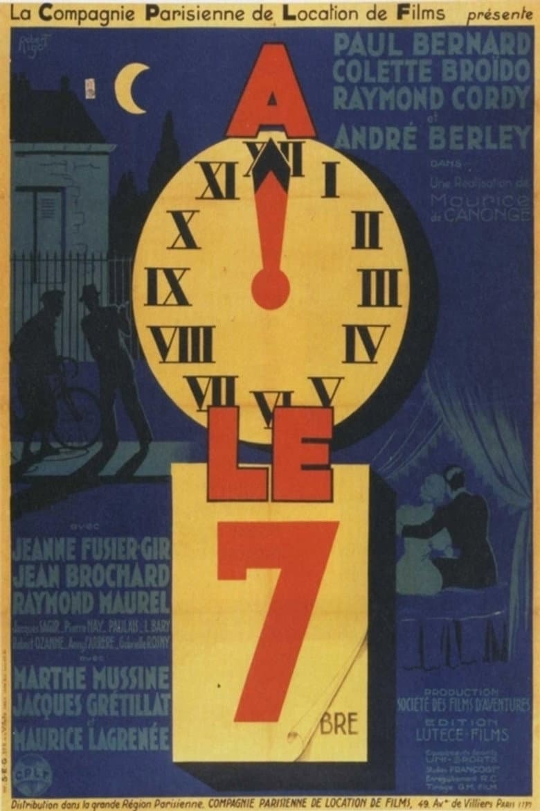 À minuit, le 7 poster