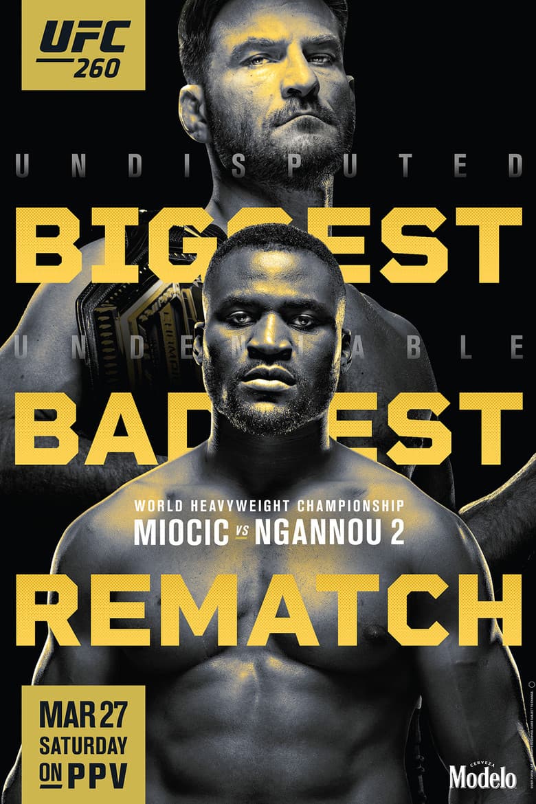 UFC 260: Miocic vs. Ngannou 2 poster