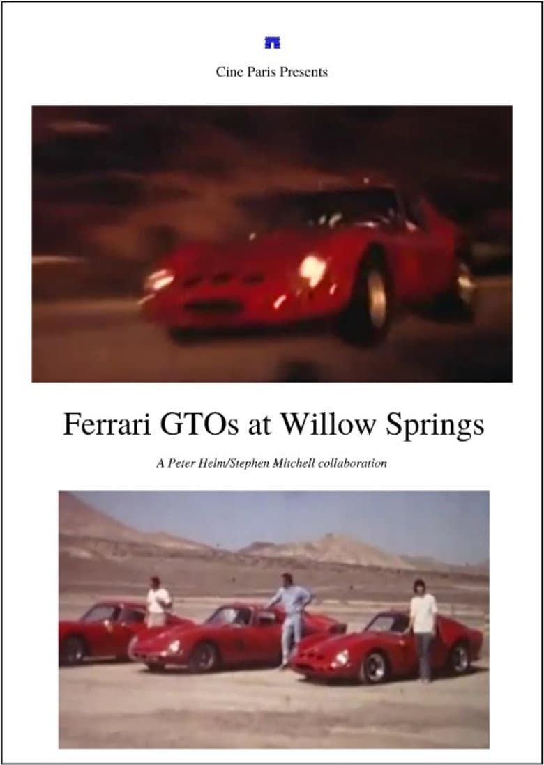 Ferrari GTOs at Willow Springs poster