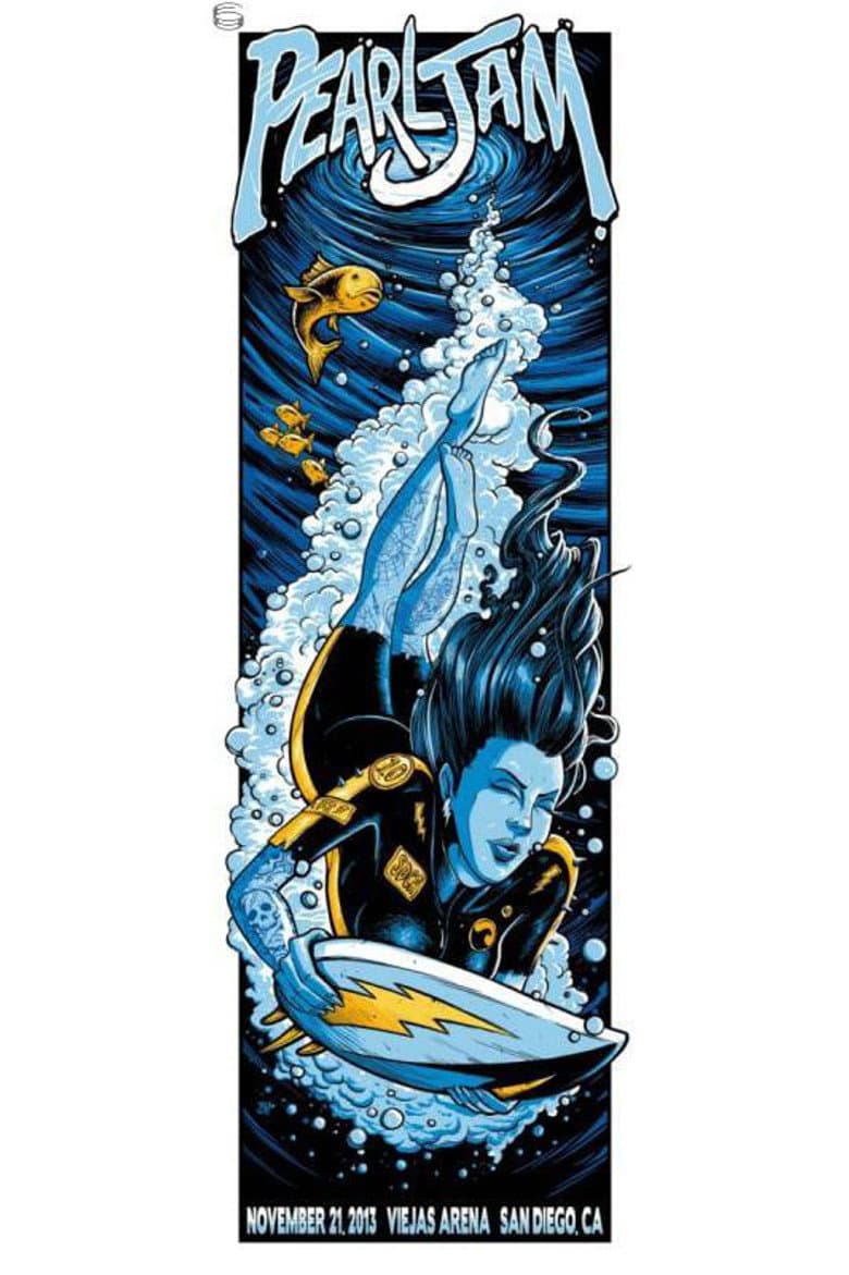 Pearl Jam: San Diego 2013 poster