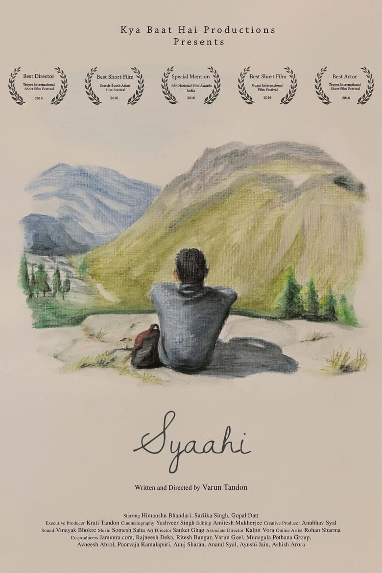 Syaahi poster