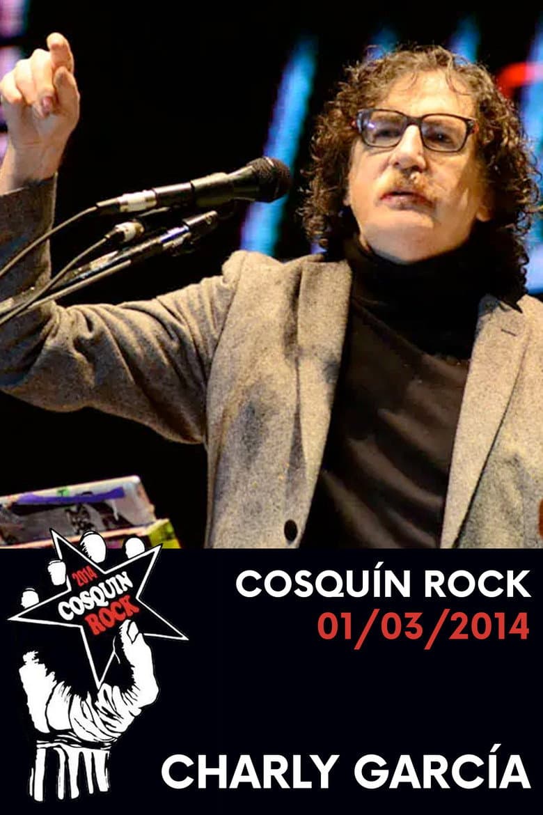 Charly García: Cosquín Rock 2014 poster
