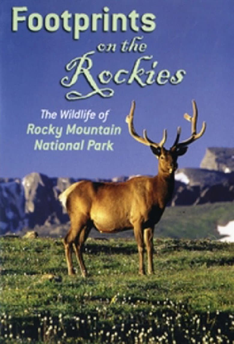 Footprints on the Rockies poster