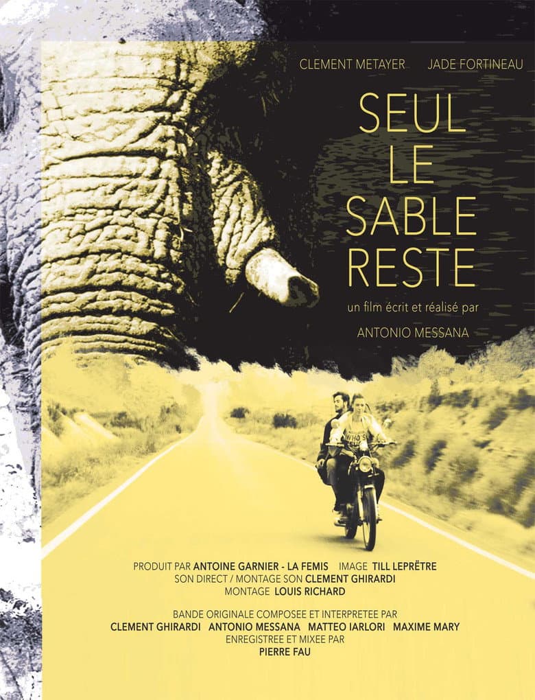 Seul le sable reste poster