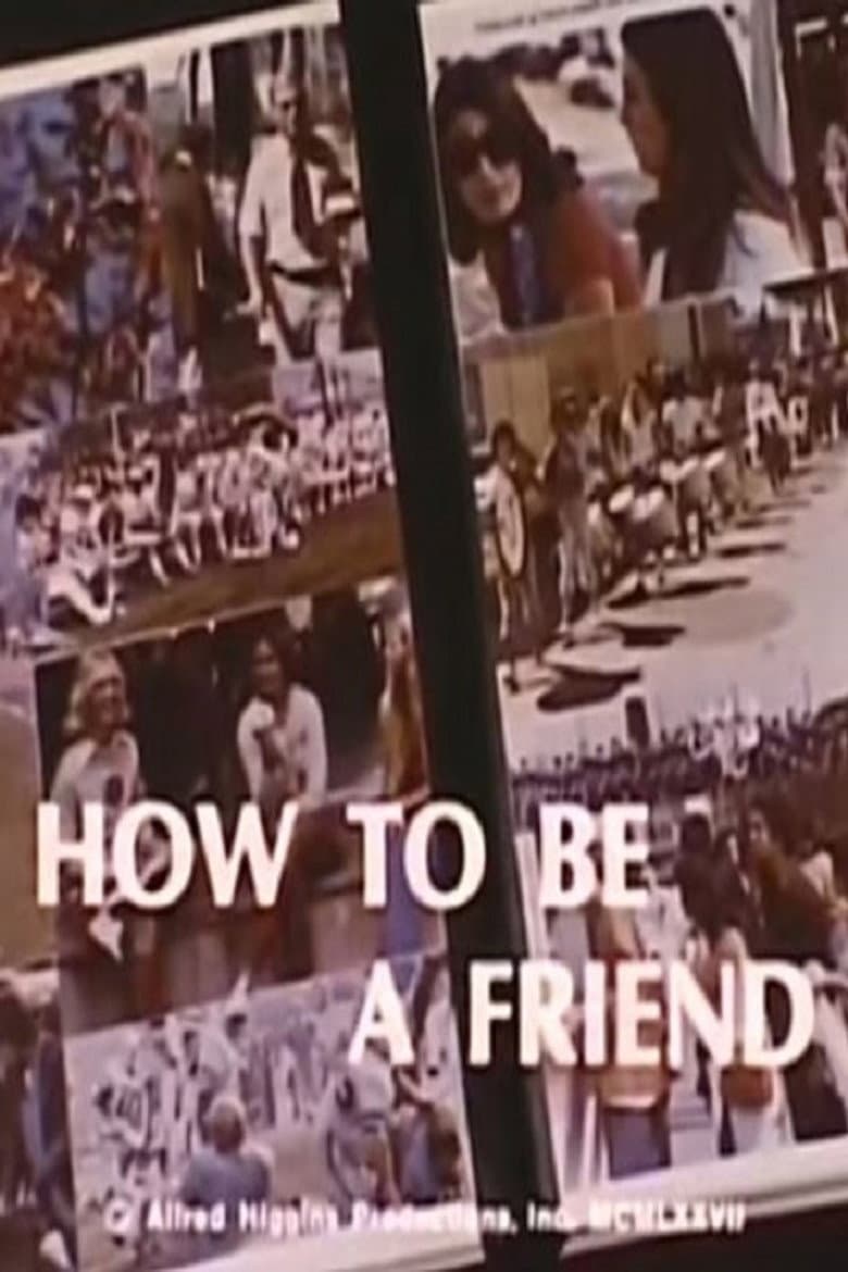 How To Be A Friend poster