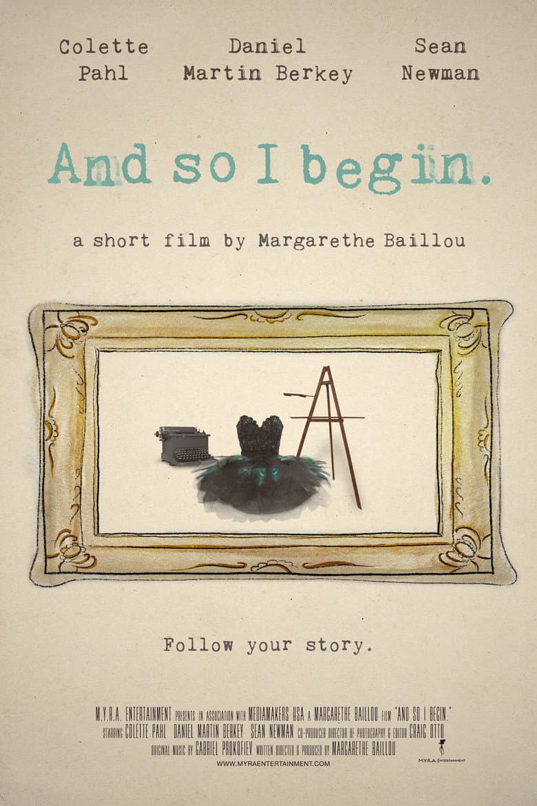 And So I Begin poster
