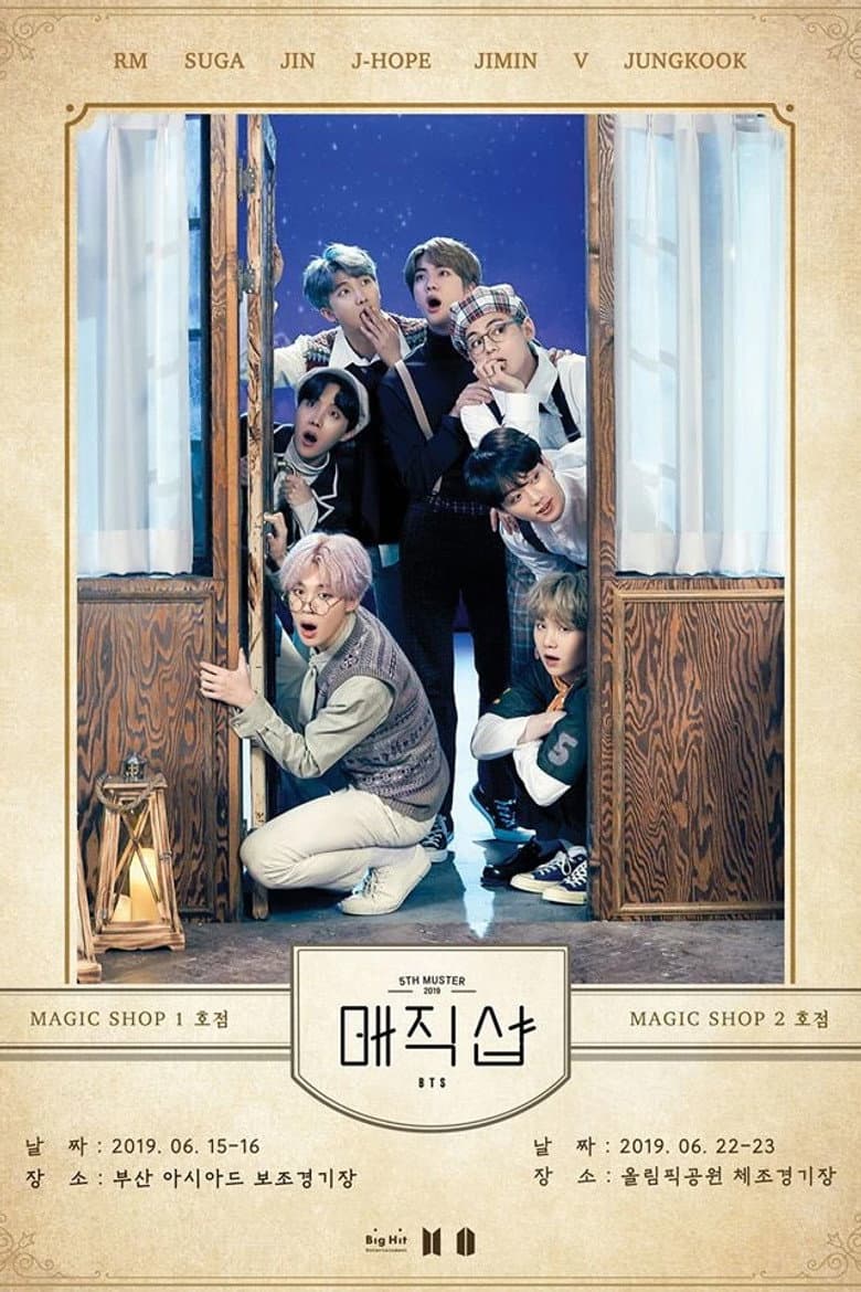 BTS 5th Muster Magic Shop in Seoul poster