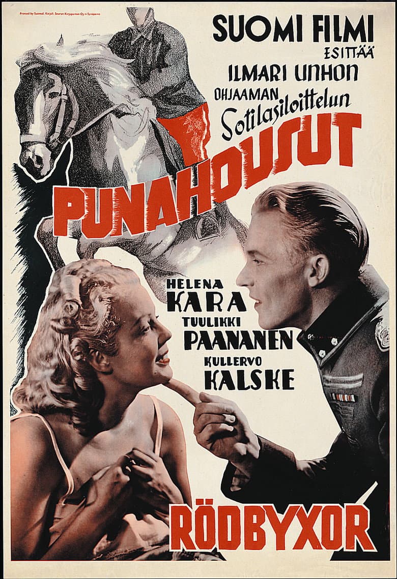 Punahousut poster