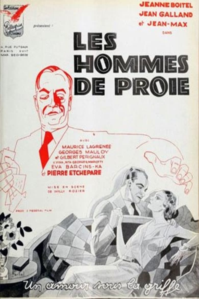 Les hommes de proie poster
