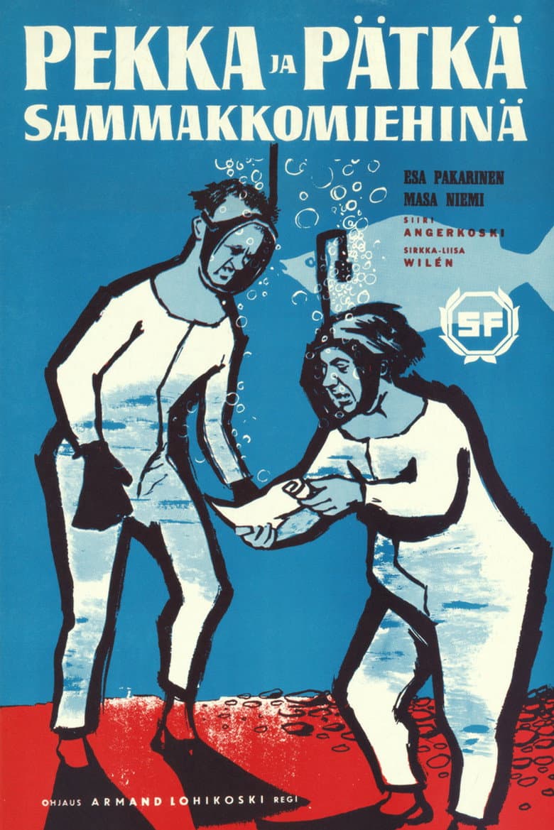 Pekka ja Pätkä sammakkomiehinä poster
