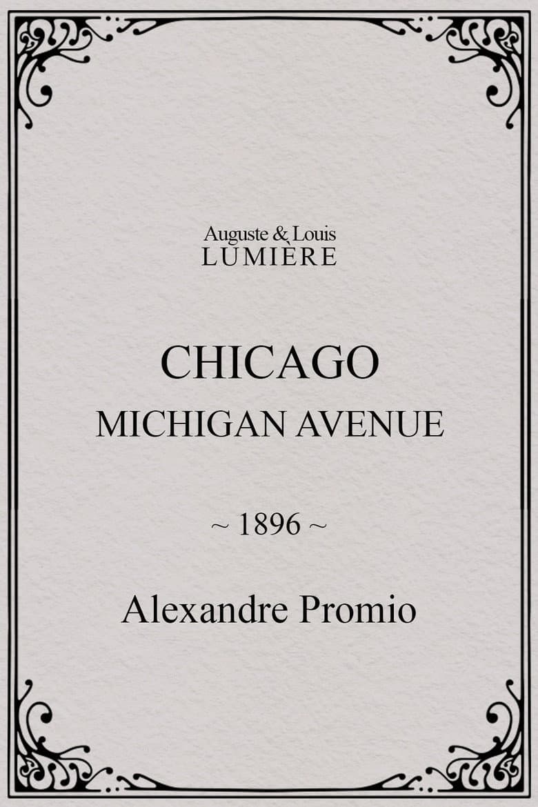 Chicago, Michigan avenue poster