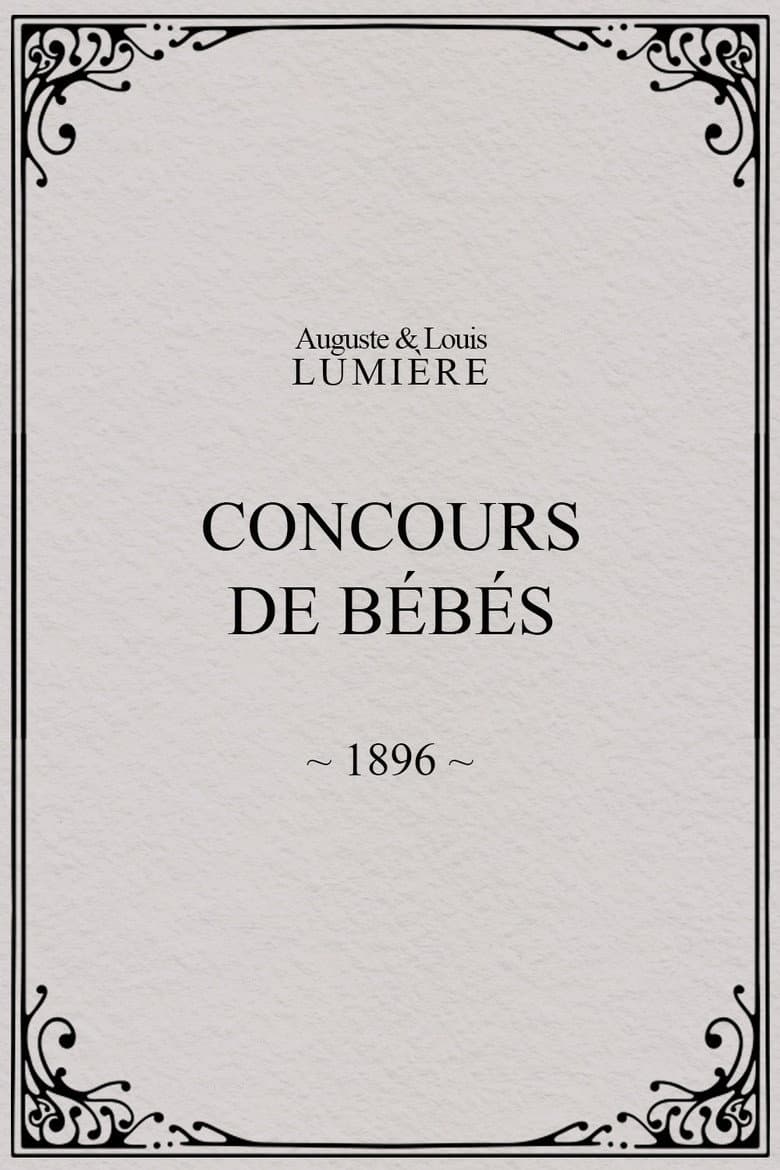 Concours de bébés poster