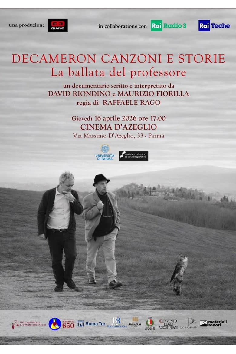 Decameron canzoni e storie poster