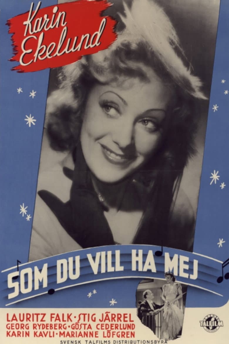 Som du vill ha mej poster