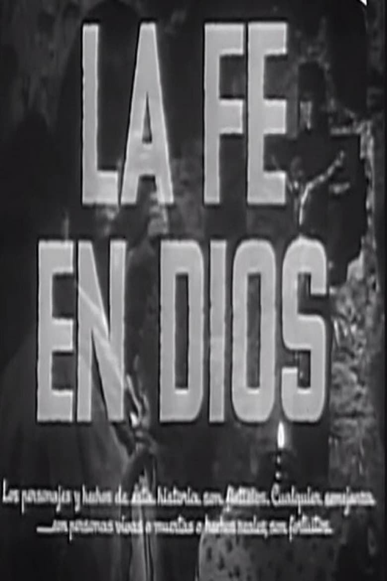 La fe en Dios poster