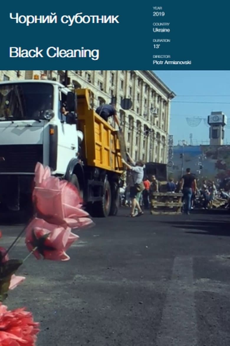 Black Cleaning poster