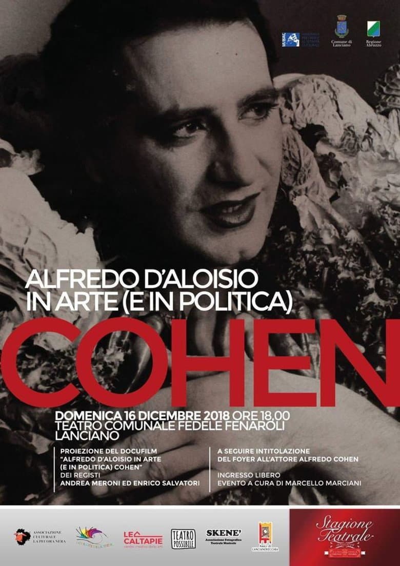 Alfredo D'Aloisio in arte (e in politica) Cohen poster