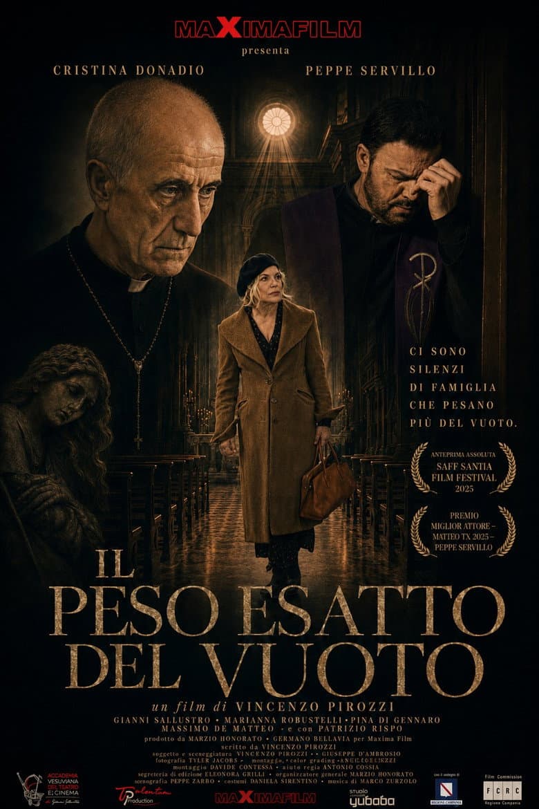 Il peso esatto del vuoto poster