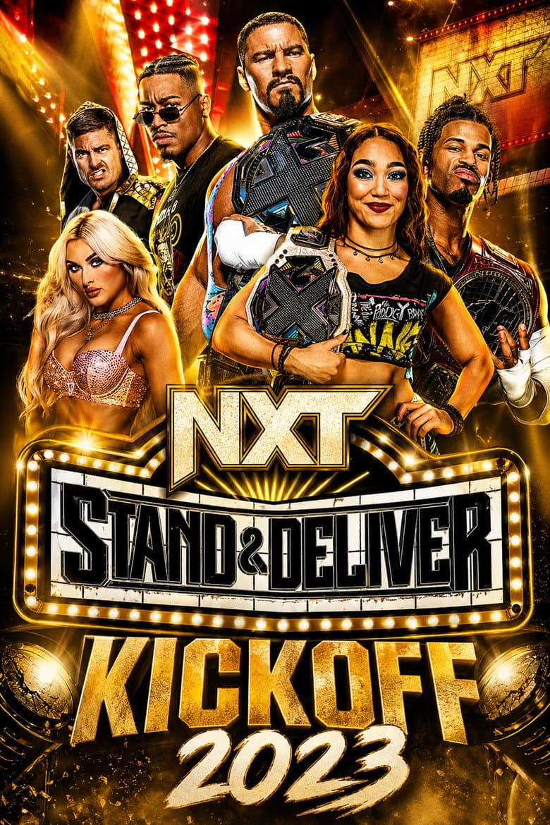 WWE NXT Stand & Deliver Kickoff poster