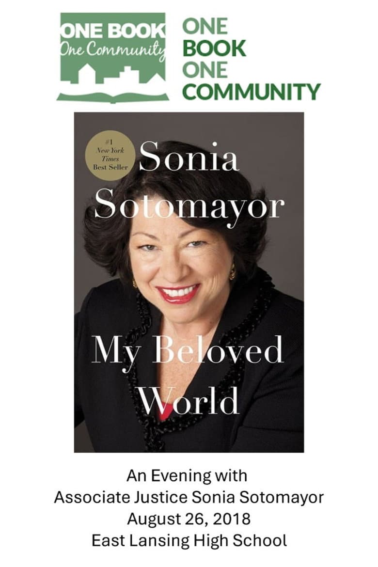 My Beloved World - An Evening with Associate Justice Sonia Sotomayor poster