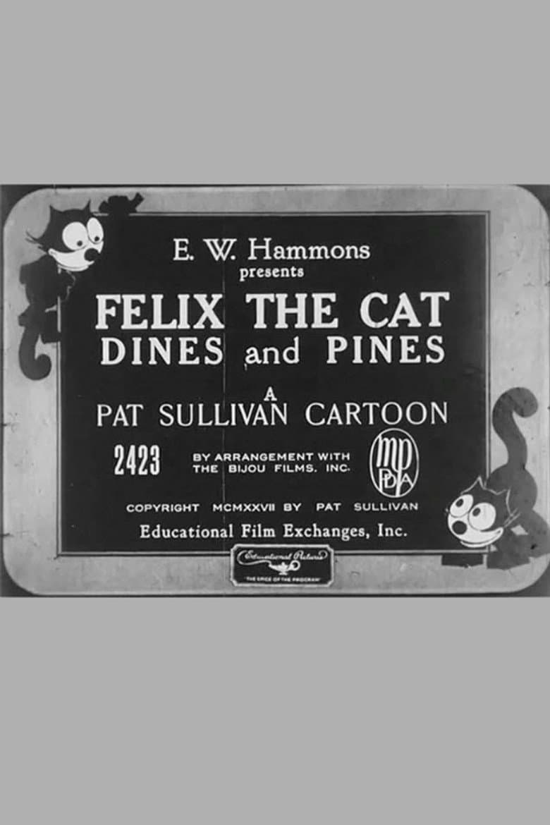 Felix the Cat Dines and Pines poster