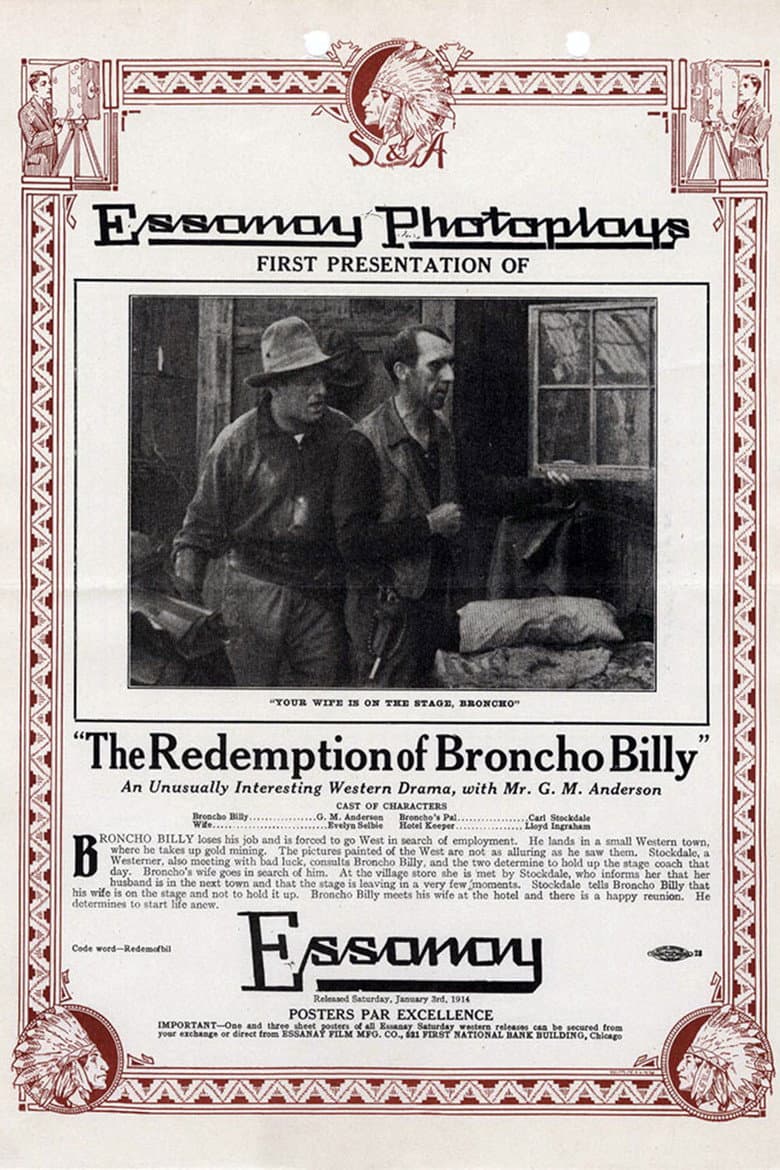 The Redemption of Broncho Billy poster