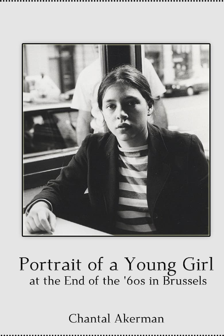 Portrait of a Young Girl at the End of the 60s in Brussels poster