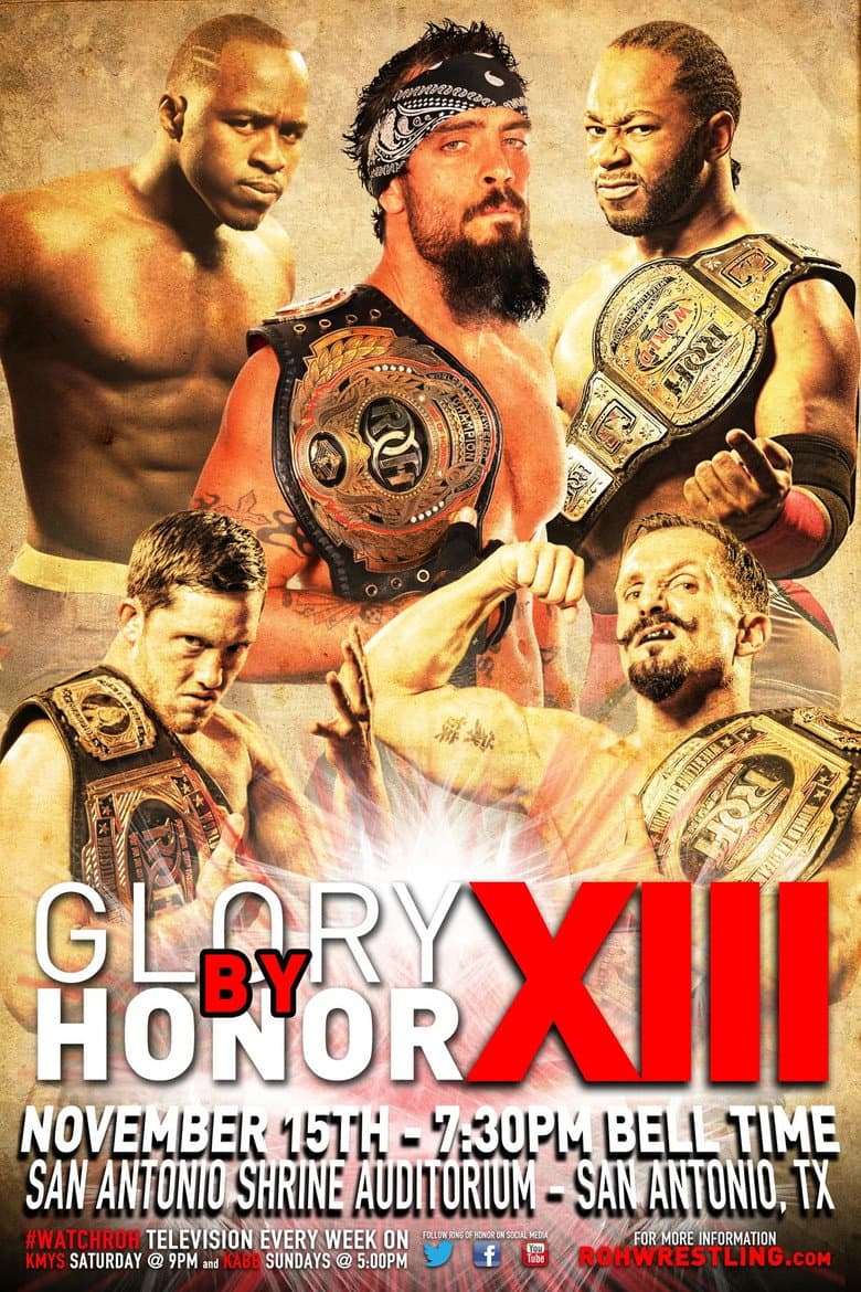 ROH: Glory By Honor XIII poster