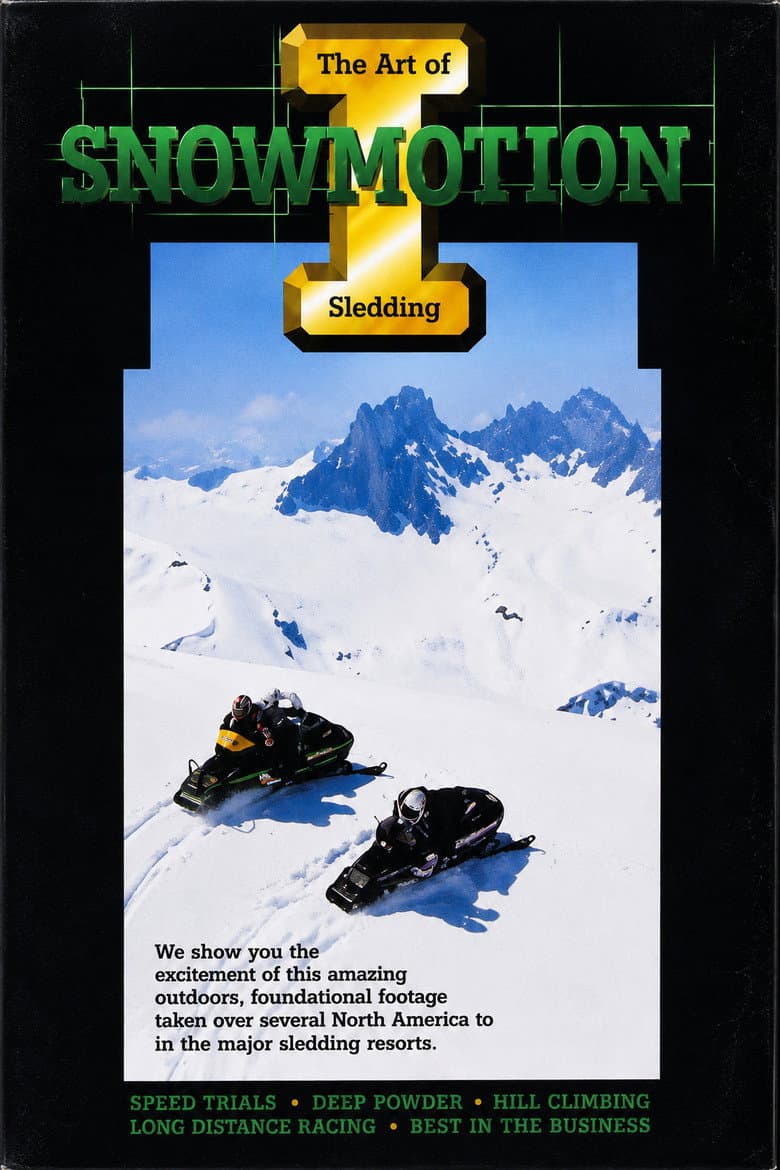 Snowmotion: The Art of Sledding poster