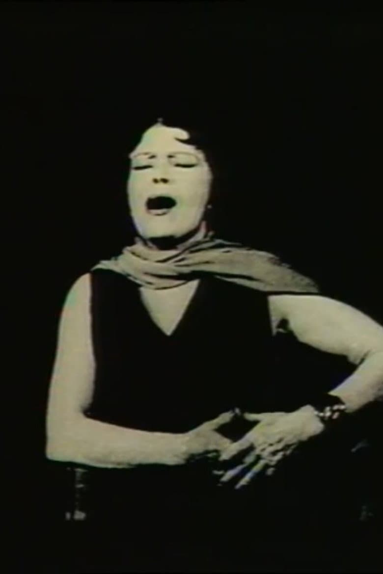 Damia: Concert en velours noir poster
