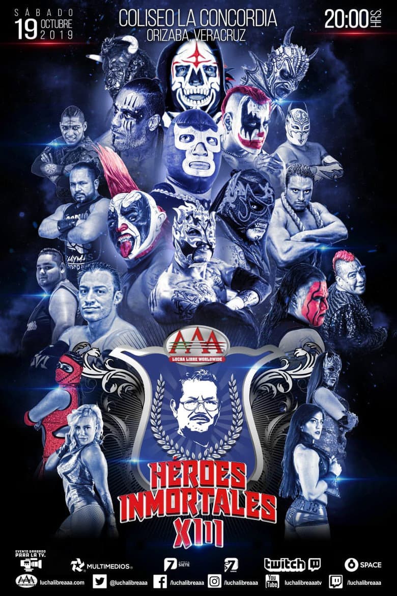 AAA Héroes Inmortales XIII poster