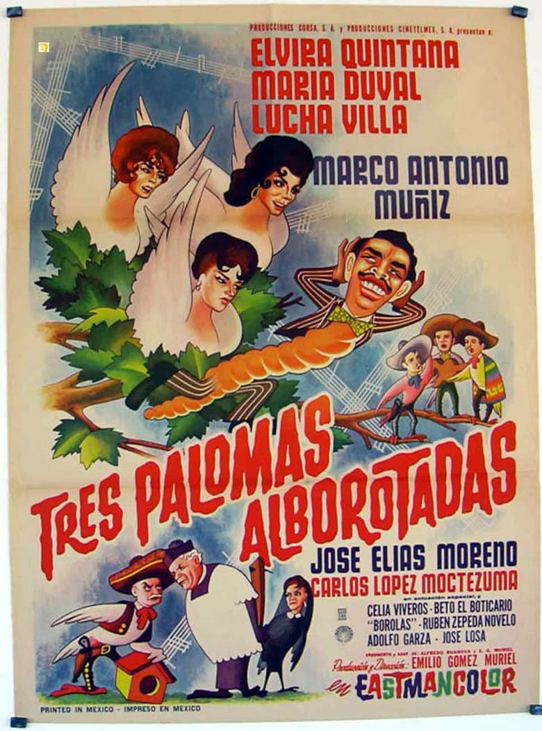 Tres palomas alborotadas poster