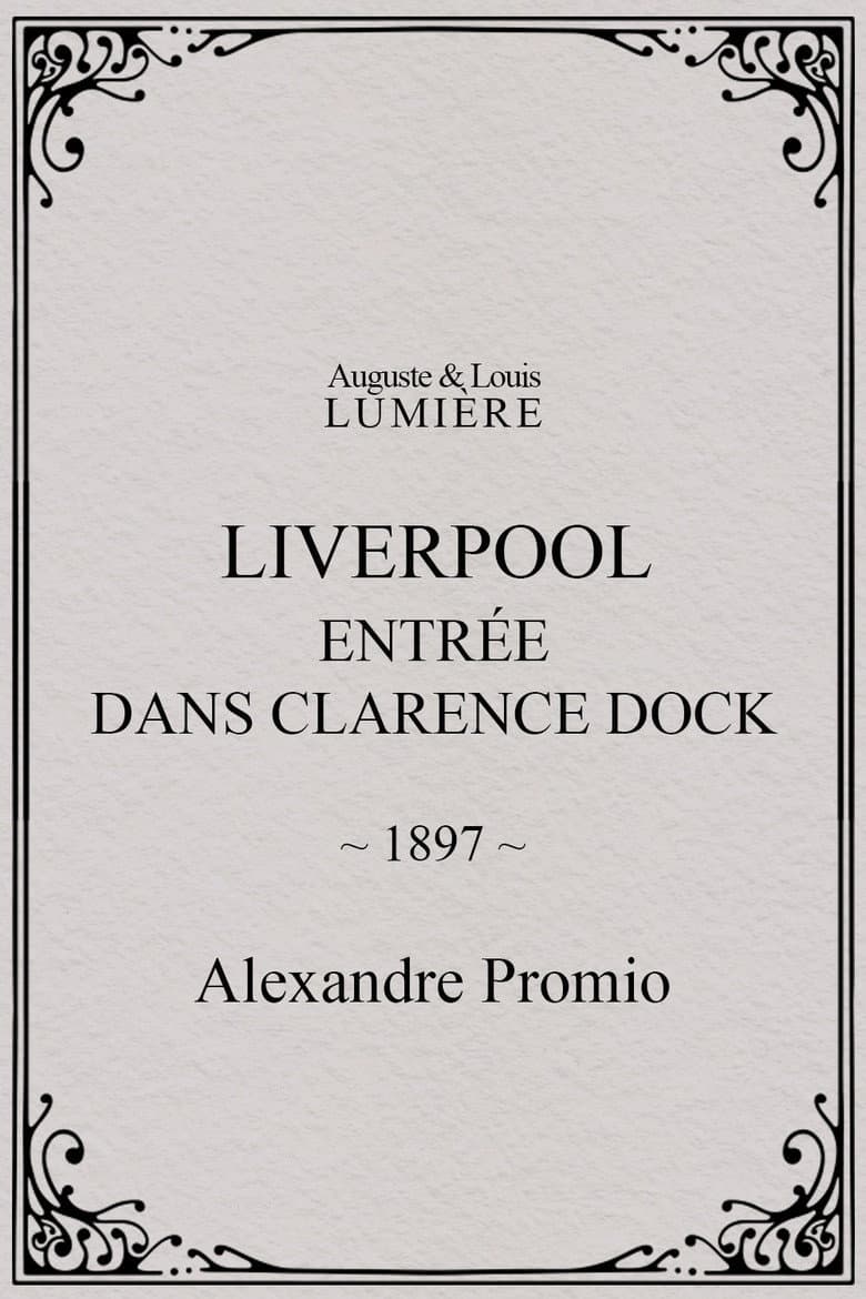 Liverpool, entrée dans Clarence Dock poster