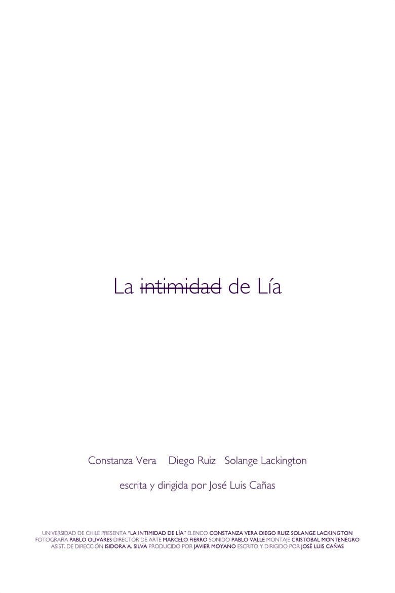 La intimidad de Lía poster