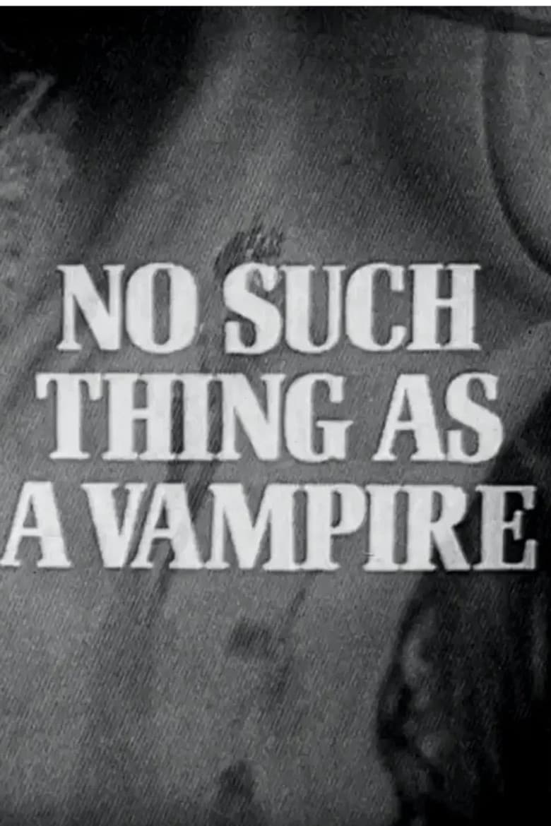 No Such Thing as a Vampire poster
