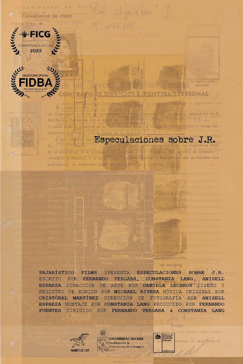 Especulaciones sobre J.R poster