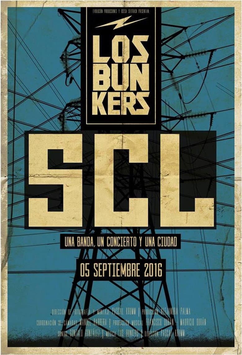 Los Bunkers: SCL poster