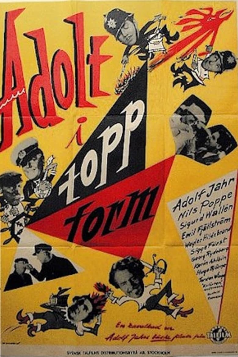 Adolf i toppform poster