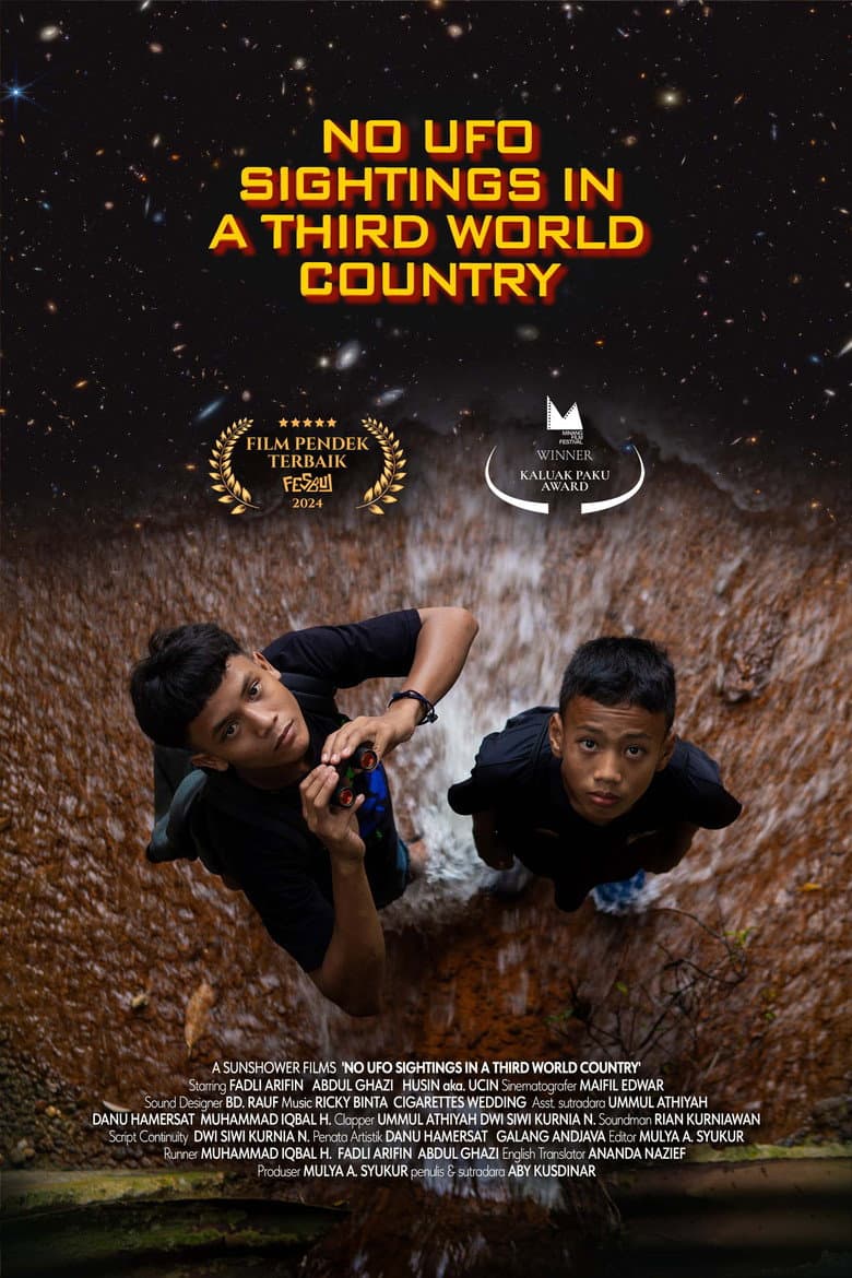 No UFO Sightings in a Third World Country poster