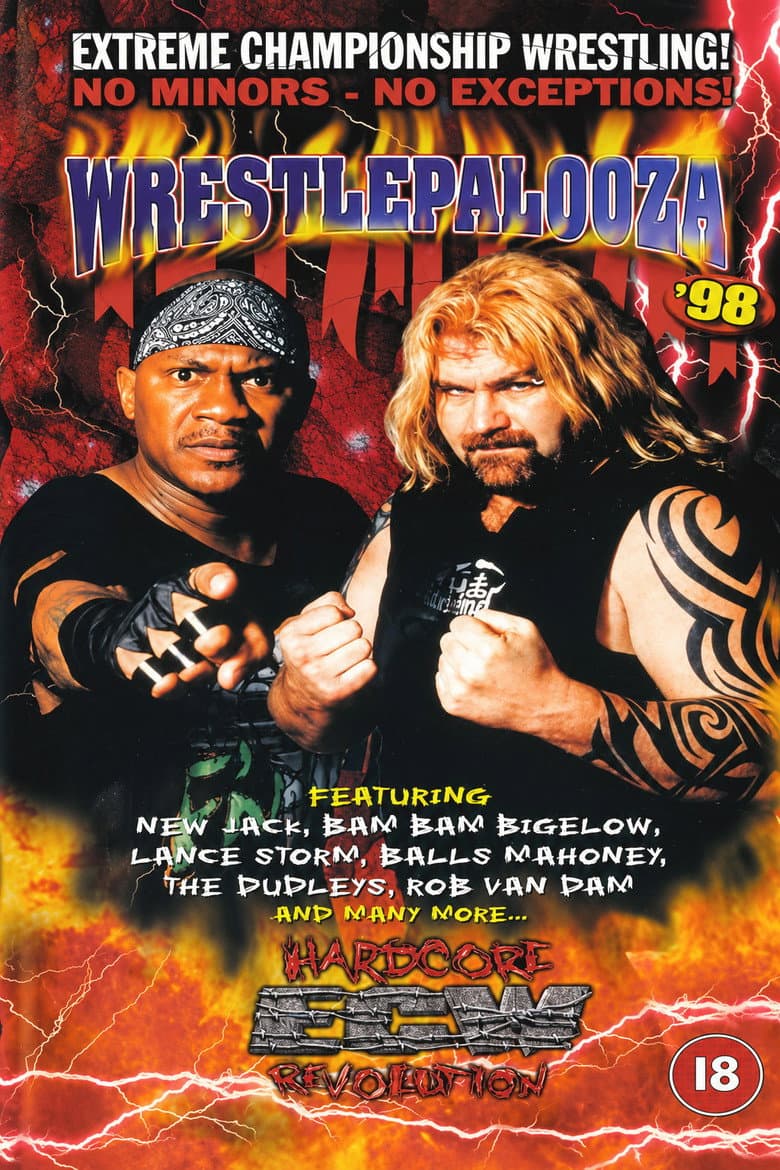 ECW Wrestlepalooza 1998 poster
