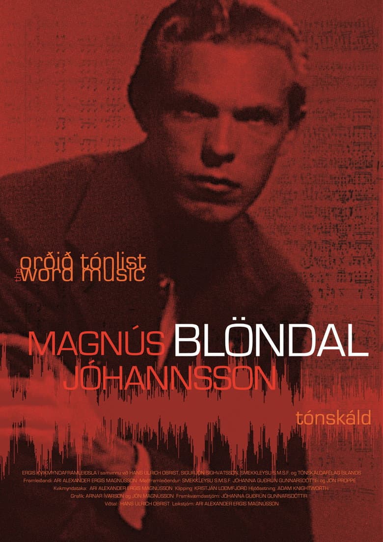 The Word Music: Magnus Blondal Johannsson poster